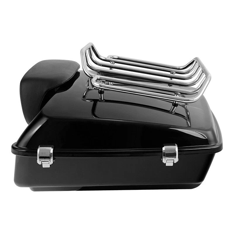 Chopped Trunk Backrest Mount Rack for Harley Touring Street Road Glide (2014–2026)
