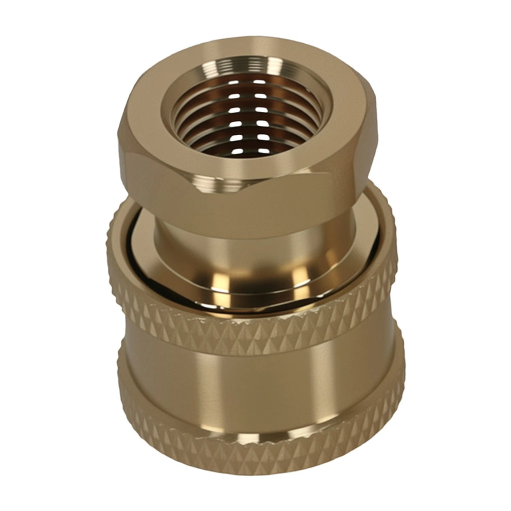 Set of 4 Brass Pressure Washer Couplers for Quick Connect 1/4" NPT