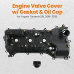 Left Engine Valve Cover w/ Gasket for Toyota Highlander (2017–2022) 11202-0P012