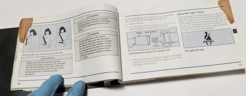 Owners Manual for Lincoln Mark VIII (1993)