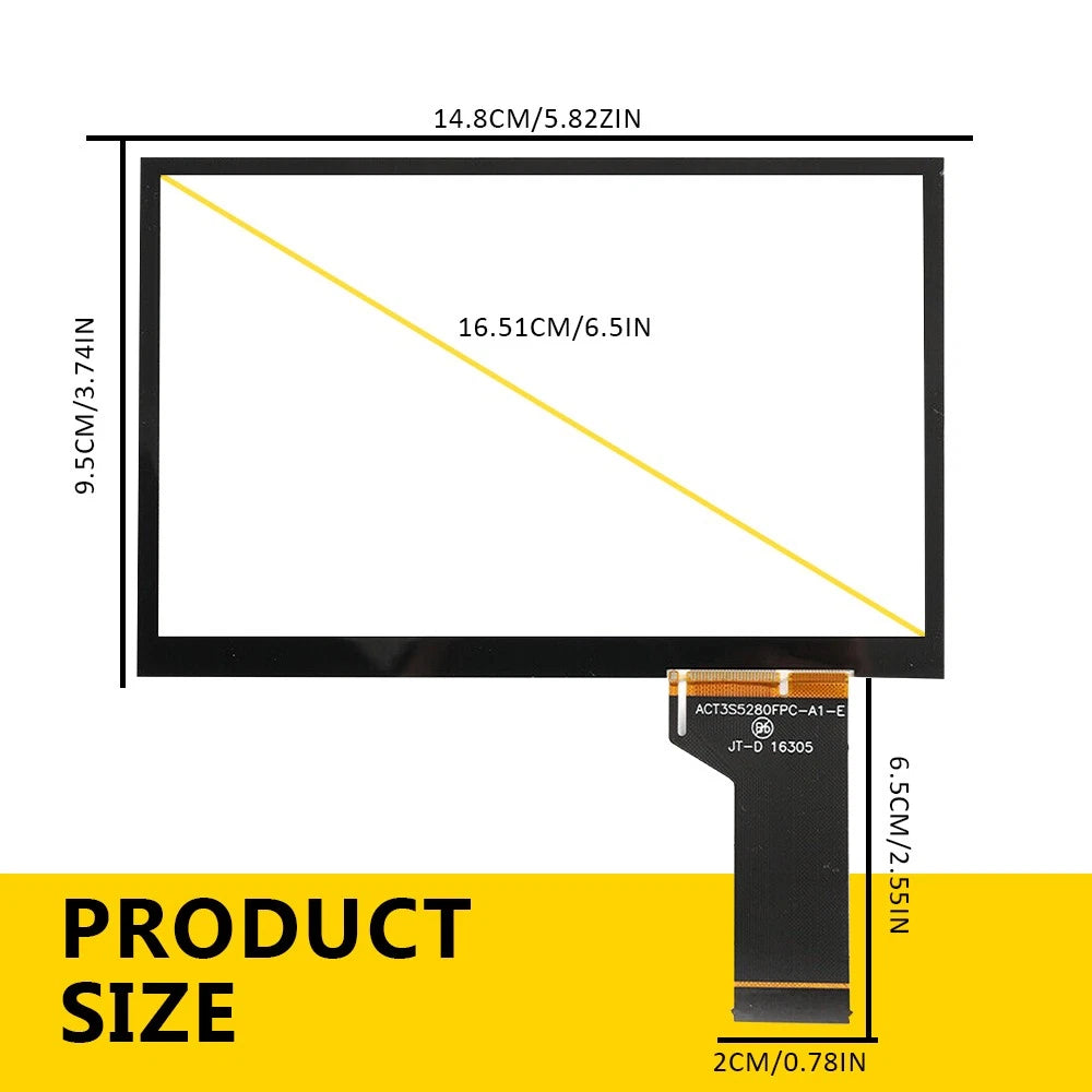 6.5" Touch Screen for VW Standard 2 (Year Range Not Specified)