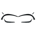 6 x Front Bumper Lip Spoiler Fins for Mercedes Benz C-Class W205 (2015-2018)