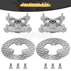 2X Front Wheel Hubs & Brake Disc Rotor for Honda Sportrax 400 TRX400EX (2002–2008)