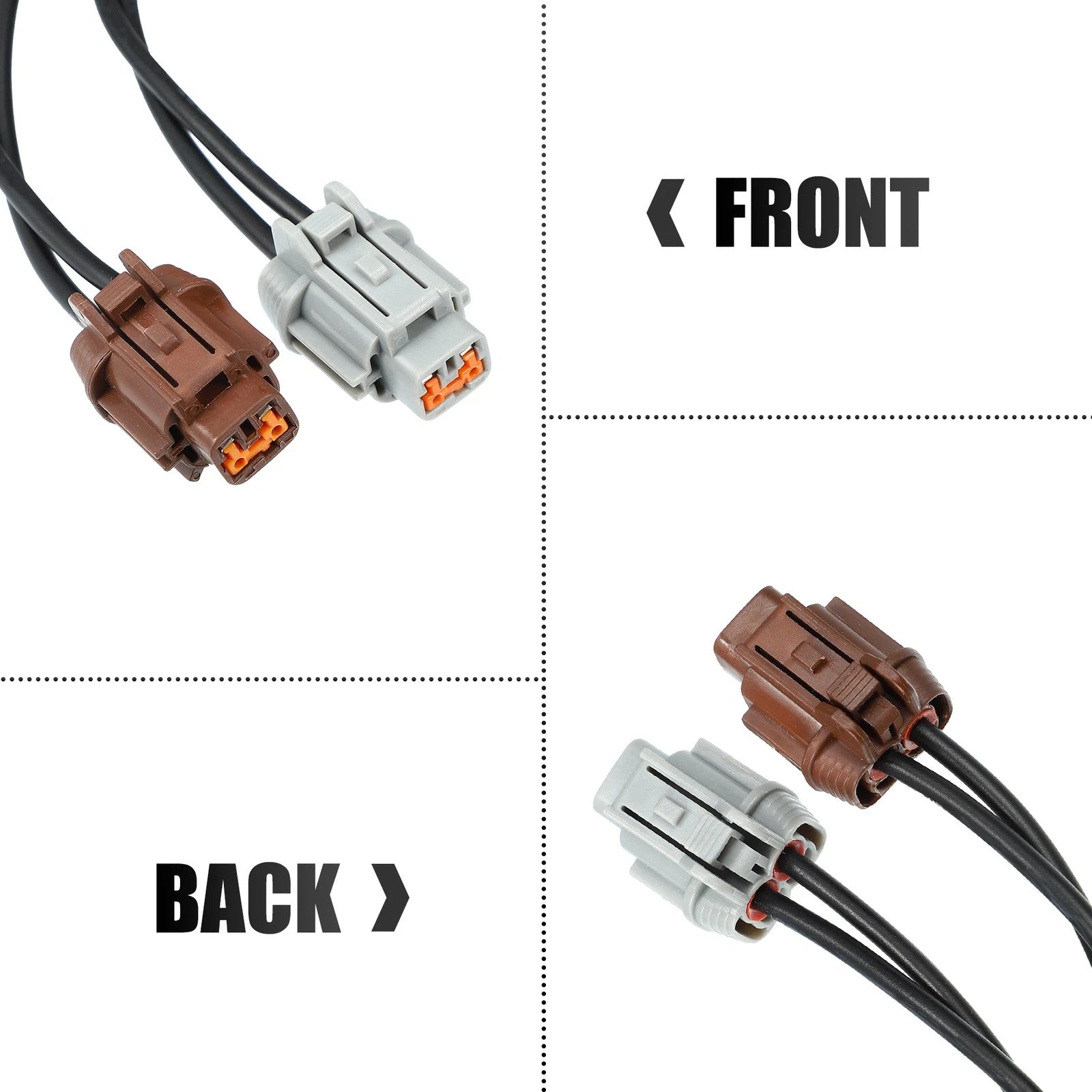 Set of 1 ABS Wheel Speed Sensor Connector for Nissan Maxima (2000–2003) 47910-EA025