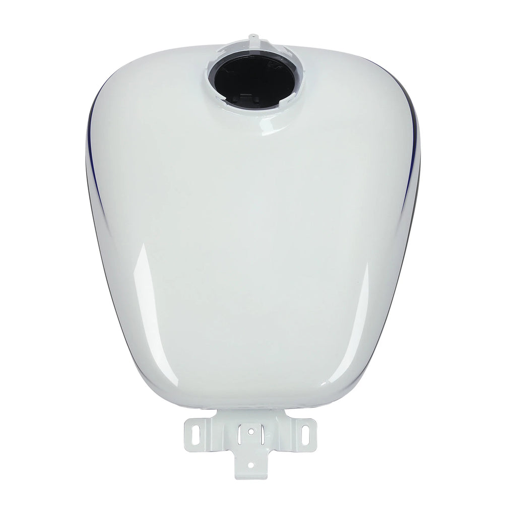 Fuel Gas Tank for Harley Touring (2008–2023) - White Amethyst Black Flames