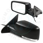 2X Power Heated Side Mirrors with Turn Signal for Dodge Ram 1500 (2009–2019)