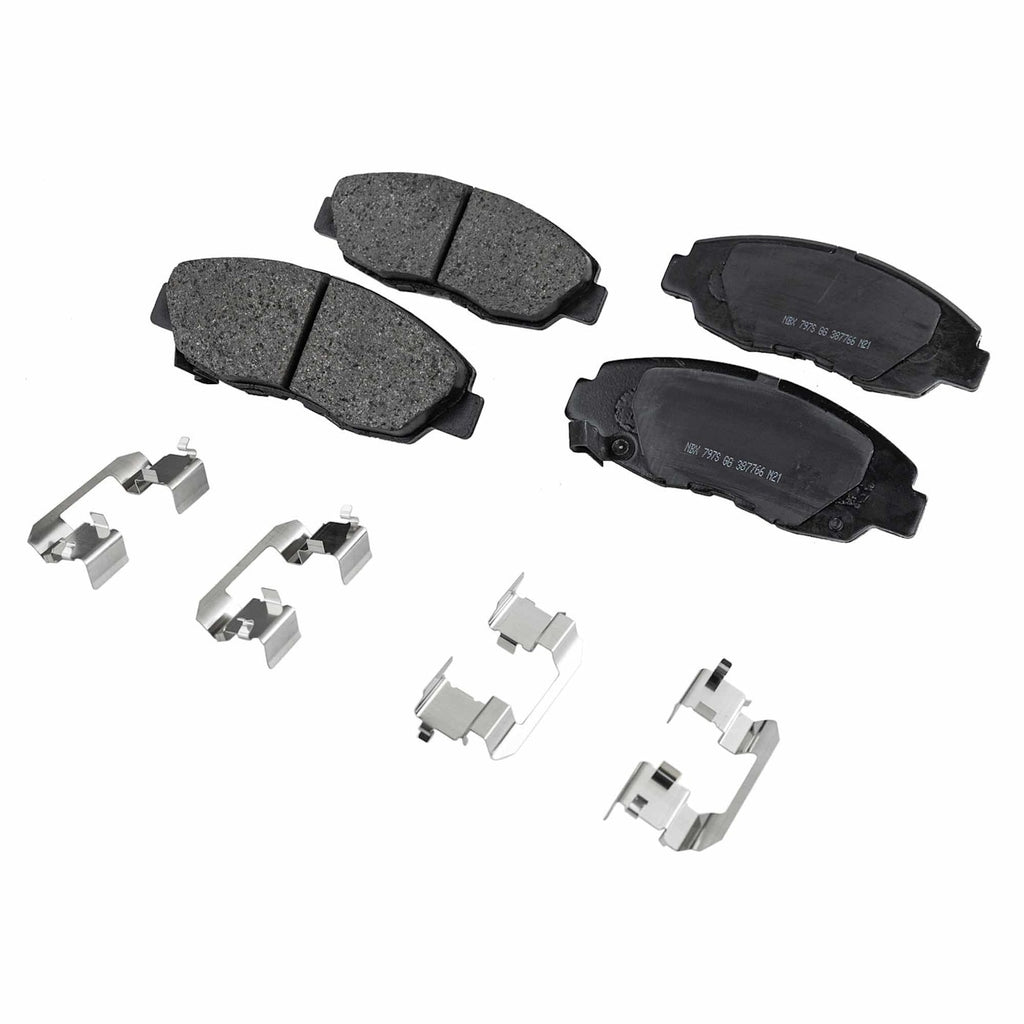 Set of 4 Ceramic Brake Pads for Honda Accord Sedan (1991–1997)