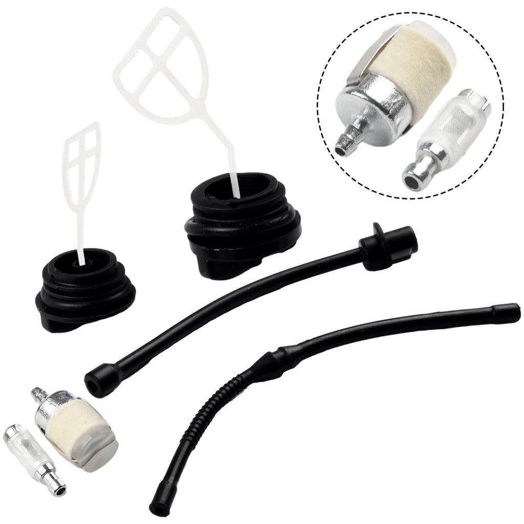 Set of 4 Fuel Filter Hose Pipe Caps for 45CC 52CC 58CC Chainsaws