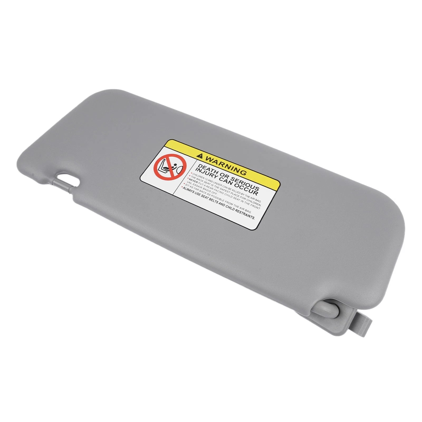 Right Passenger Gray Sun Visor for Hyundai Accent (2011-2015)