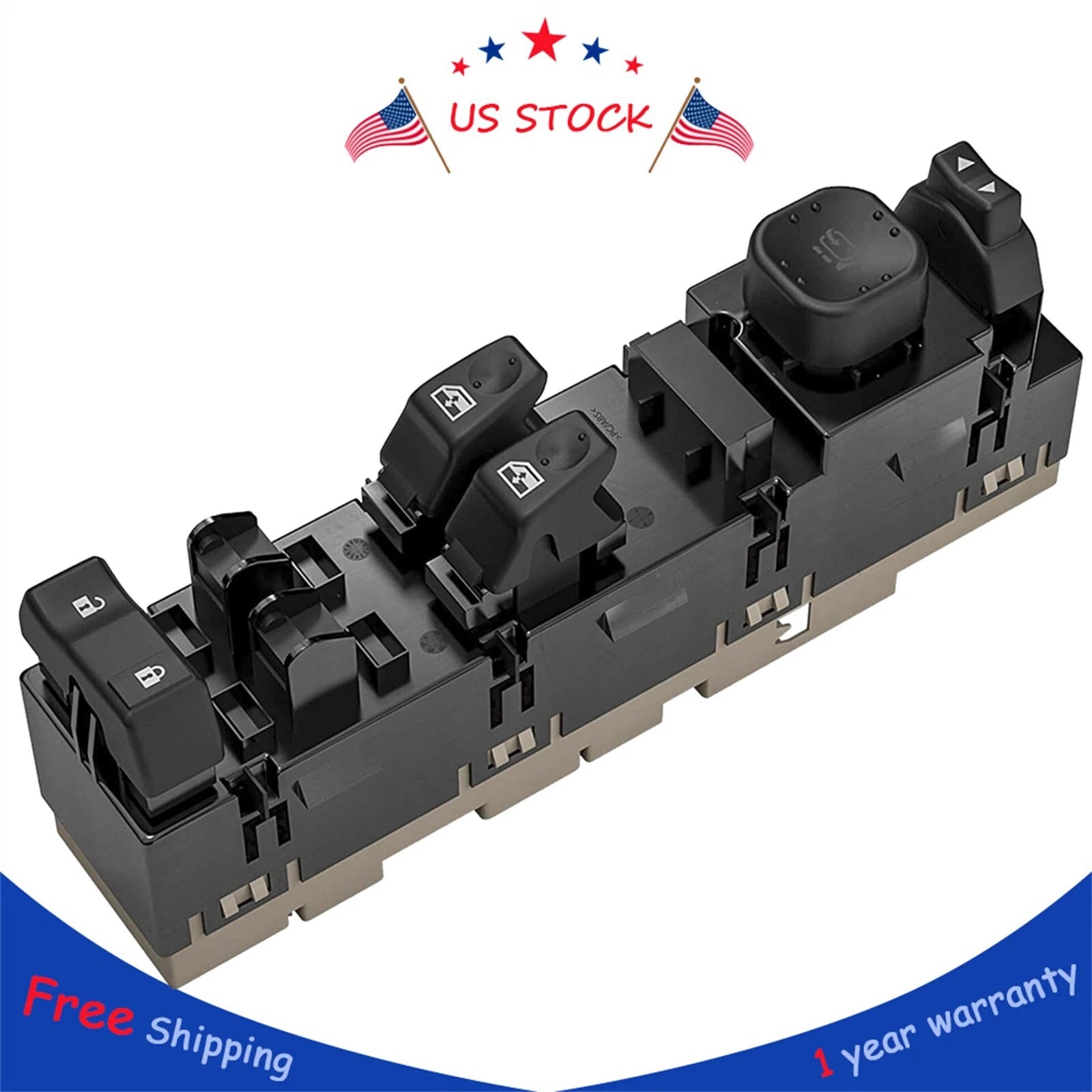 Door Window Switch for Chevrolet GMC (Power Folding Mirrors)