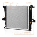 Aluminum OE Style Radiator for Ford Ranger/Mazda B2500 (1998–2001) DPI-2172
