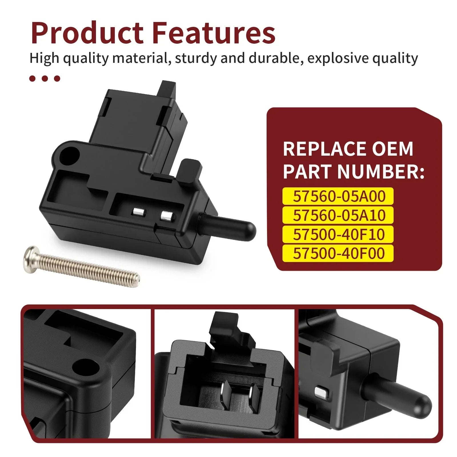 Left Clutch Lever Switch for Suzuki Boulevard S40 M50 C50 (2005–2023)