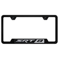 Laser Etched on Black Cut-Out License Plate Frame - Officially Licensed for SRT8