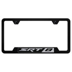 Laser Etched on Black Cut-Out License Plate Frame - Officially Licensed for SRT8