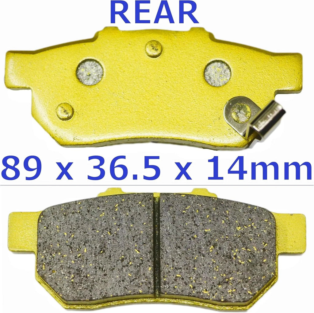 Front & Rear Brake Pads for Honda Big Red 700 MUV (2009–2013)