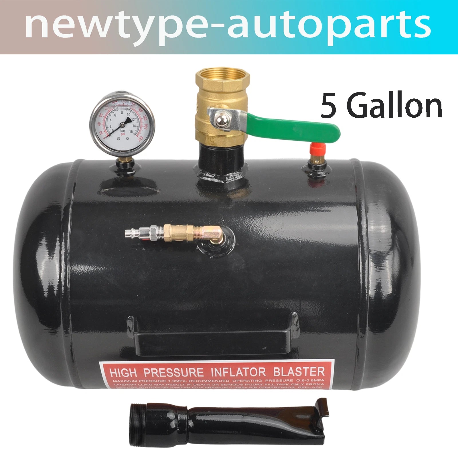 5 Gallon Air Tire Bead Seater Blaster Tool 145psi