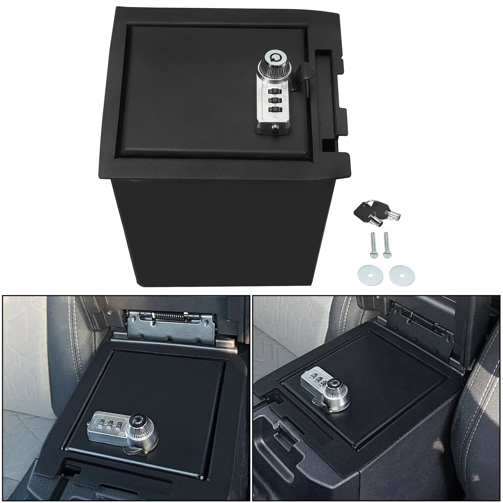 Center Console Safe Vault Storage Box for Toyota Tacoma (2016-2022)