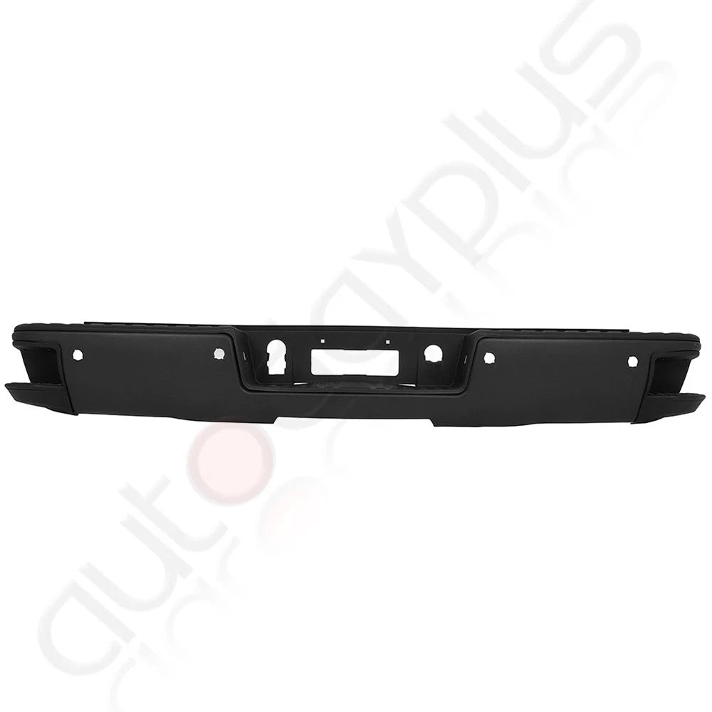 Complete Rear Bumper Assembly for Chevy Silverado (2014–2018) with Sensor Holes