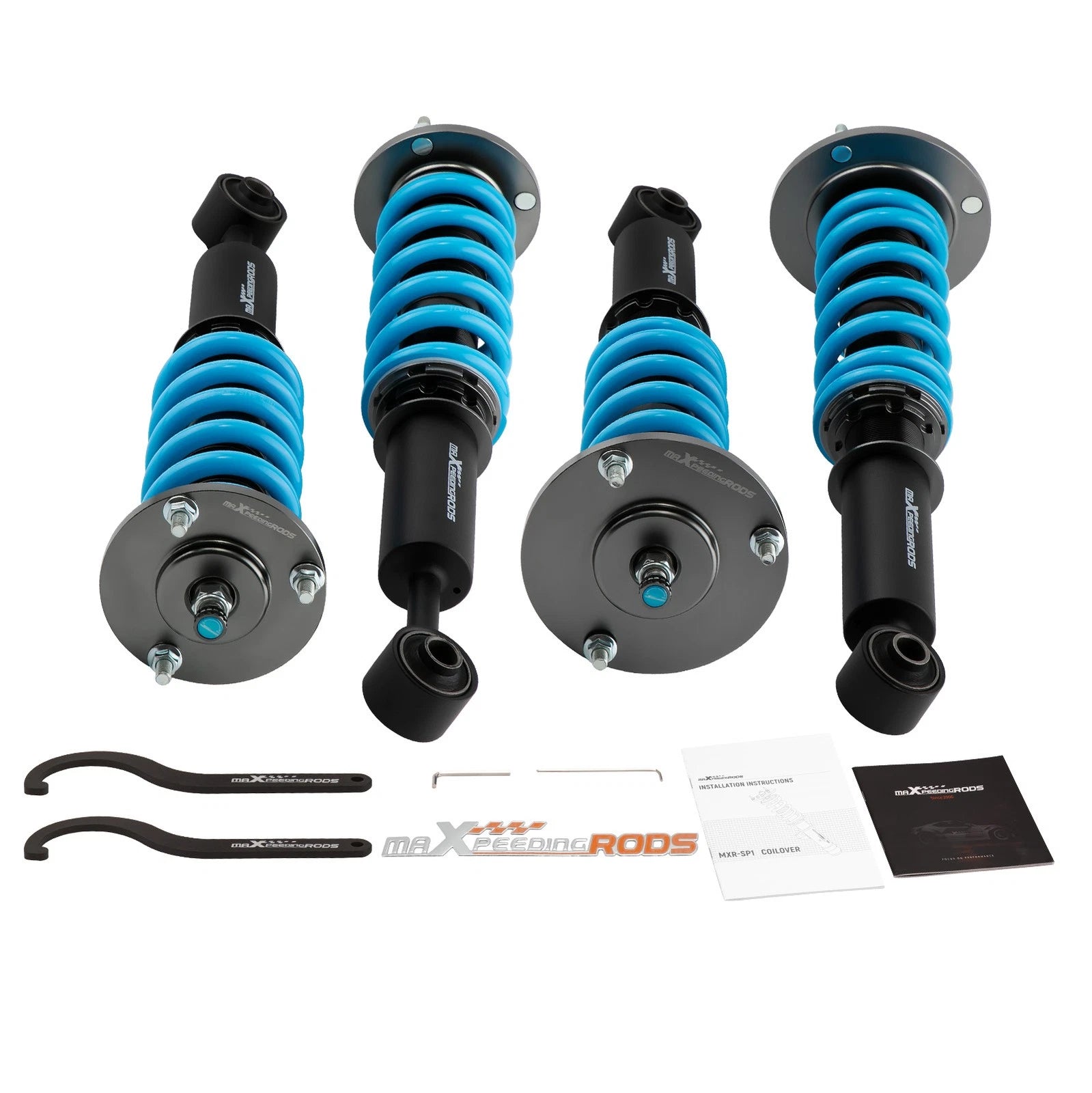 24 Way Adjustable Coilover Shock Struts Lowering Kit for Expedition Navigator (2003–2006)