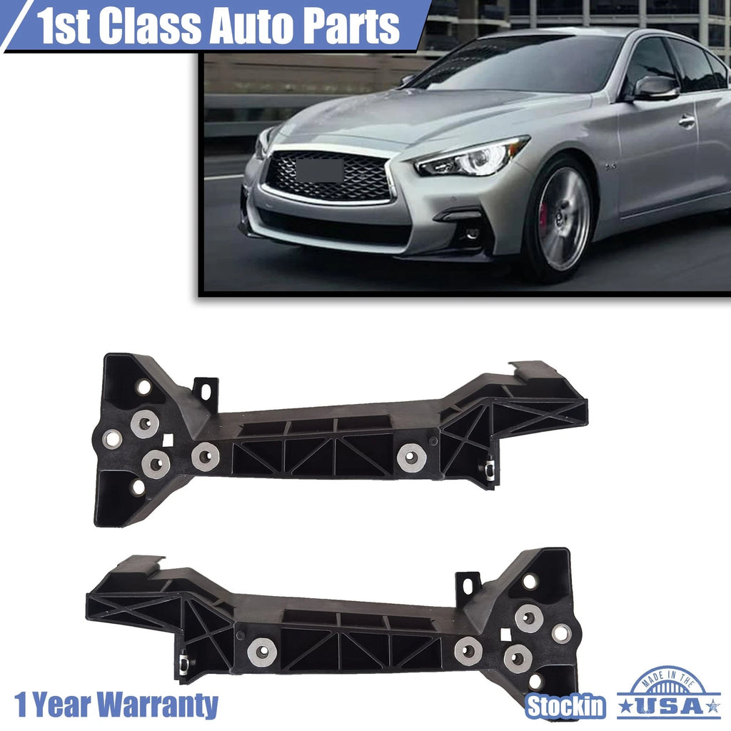 Set of 2 Hand Radiator Core Support Brackets for Infiniti Q50 (2014–2020)