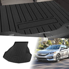 Flat Face Cargo Liner Rear Trunk Mat for Honda Accord (2013–2017) TPE 1 Pc