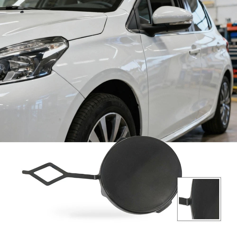 Rear Bumper Tow Hook Cover Trim Clip Lock Cap for Peugeot 208 (2012–2019)