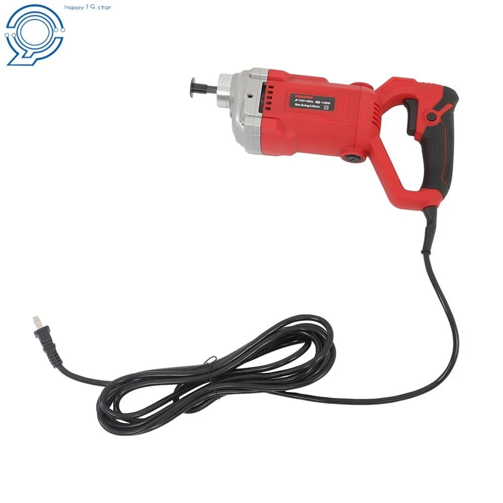 Electric Concrete Vibrator 1500W 14400VPM for Cement Construction