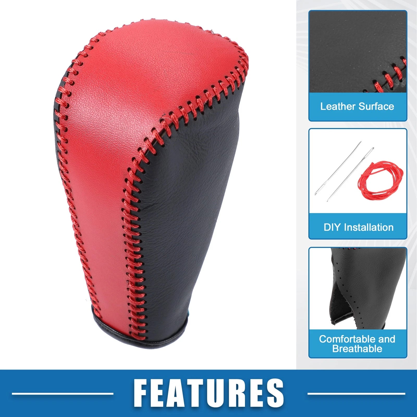 Gear Shifting Knob Cover Hand Brake Cover Set for Toyota Corolla (2014–2018)