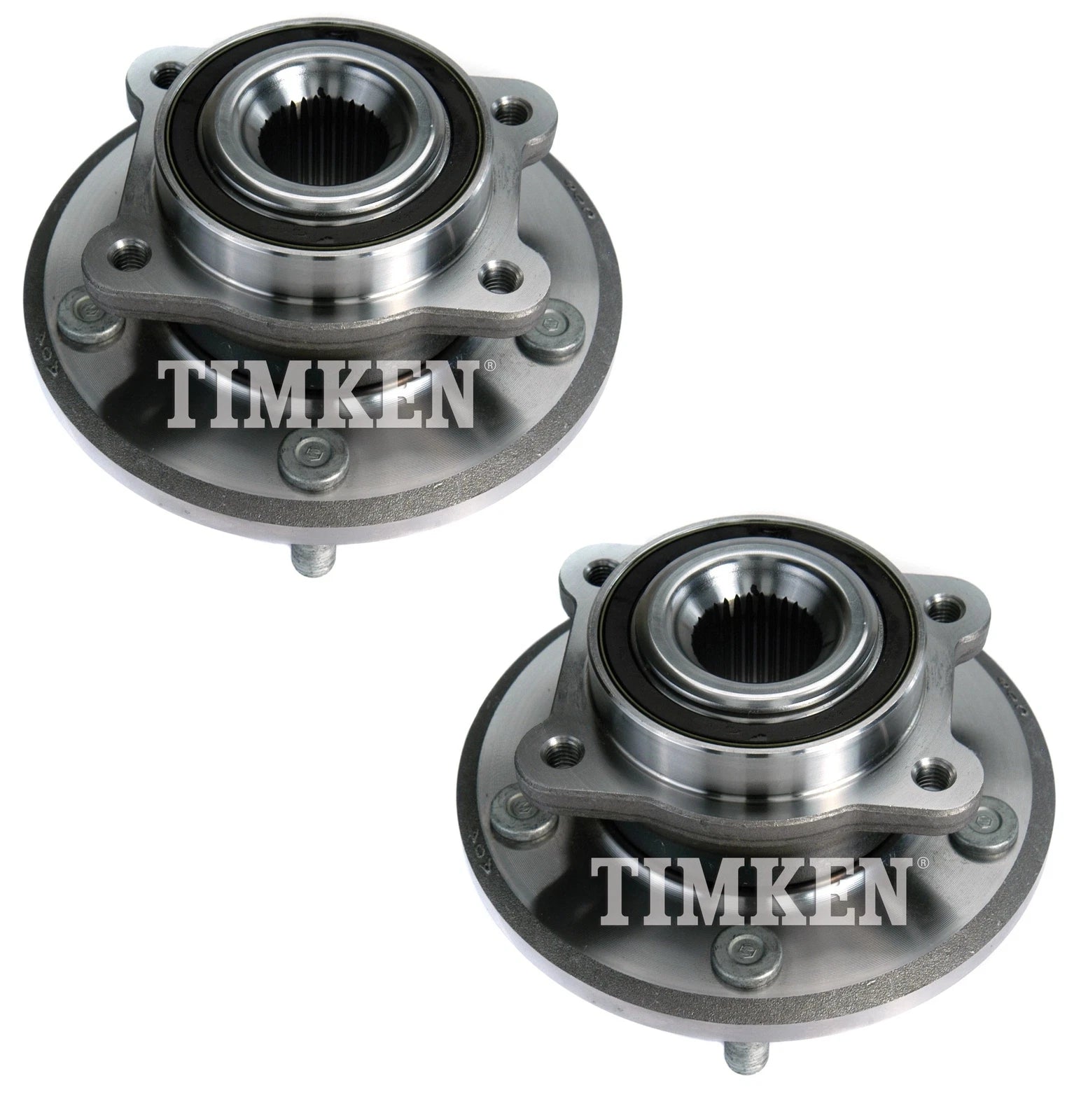 Set of 2 Front Timken Wheel Bearing and Hub Kit for Dodge Journey (2009–2017)