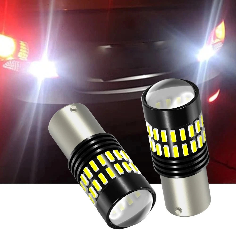 2X 1156 7506 LED Reverse Backup Light Bulbs for