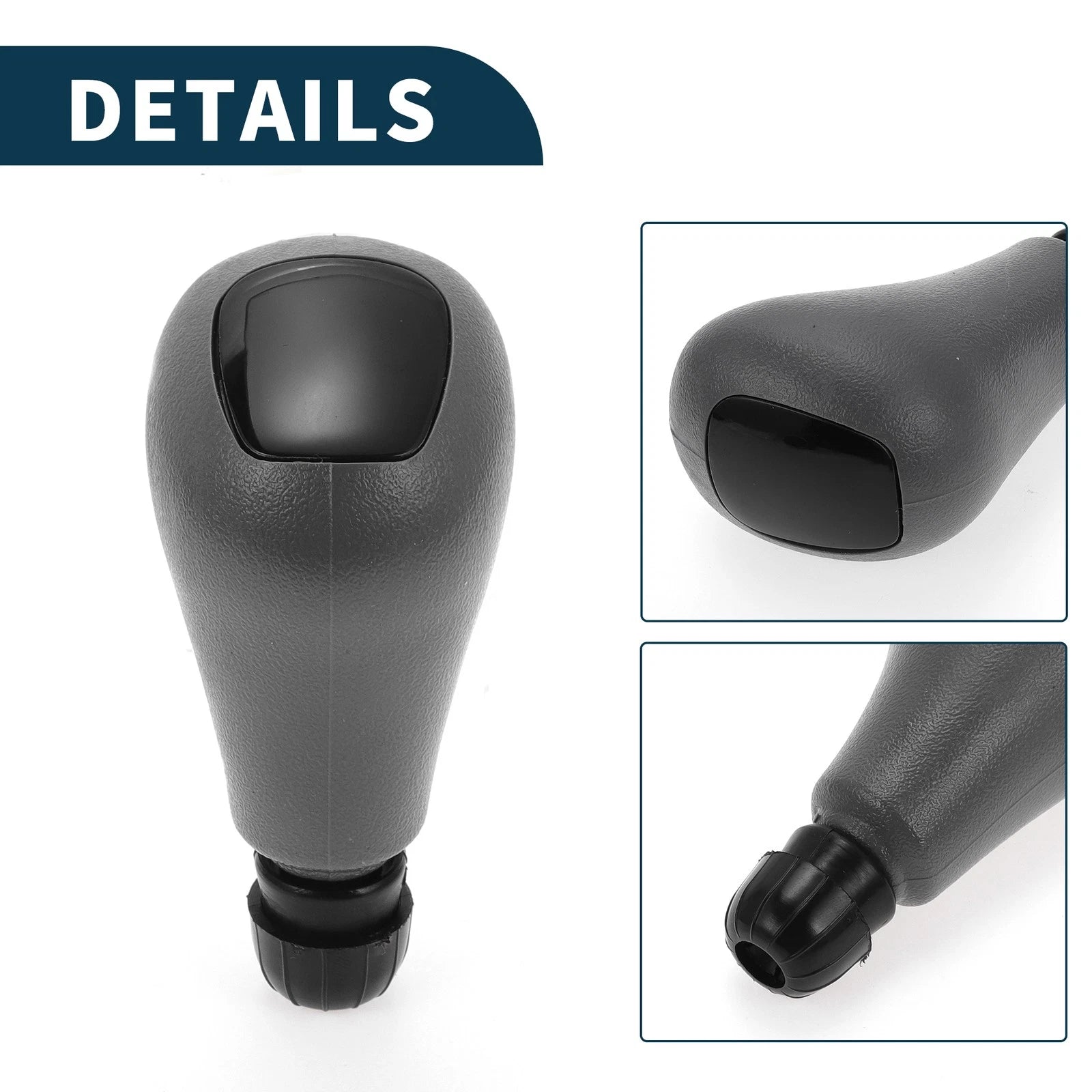 Automatic Gear Shift Knob for Mercedes-Benz C-Class (2000–2019) Plastic Black Gray