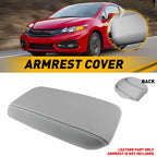 Microfiber Leather Armrest Cover for Honda Civic (2012–2015)