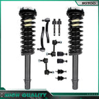12pc Front Struts Ball Joint Sway Bar Tie Rod Kit for Honda Accord (2003–2007)