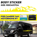 Side Body Decal Sticker for Truck SUV RV Trailer Camper Tree Mountain Forest
