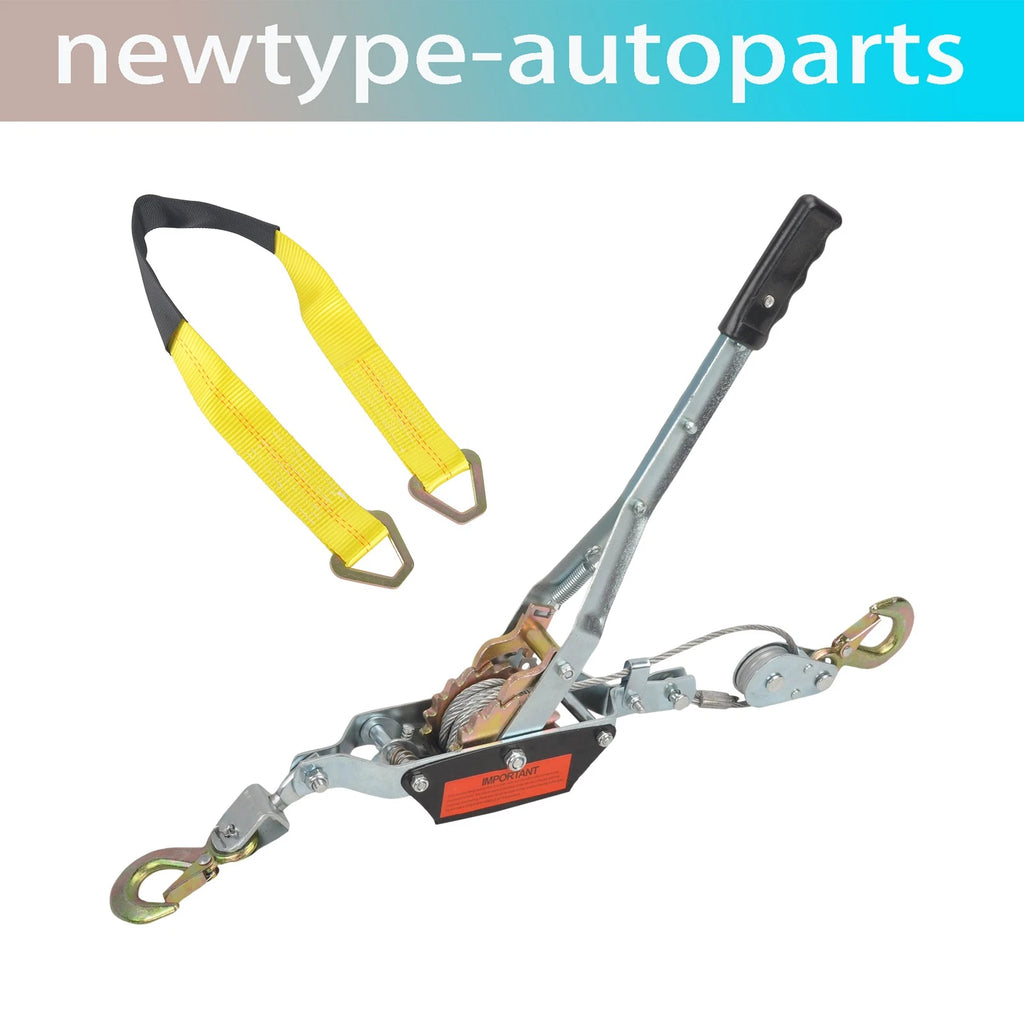 2'' x 36'' Axle Tie Down Strap with Heavy Duty Double Gear