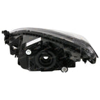 LH+RH  Black Headlights for Mazda 2 (2007 - 2014)