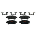 Set of 4 Disc Brake Pads for Nissan Pathfinder (2005–2012)