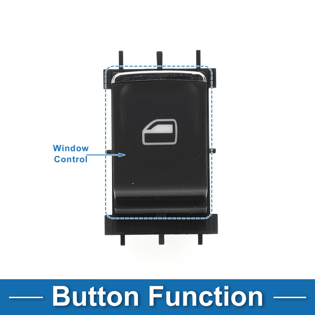 Passenger Side Power Window Switch for Volkswagen Lavida (2015–2019) No. 18D959855D