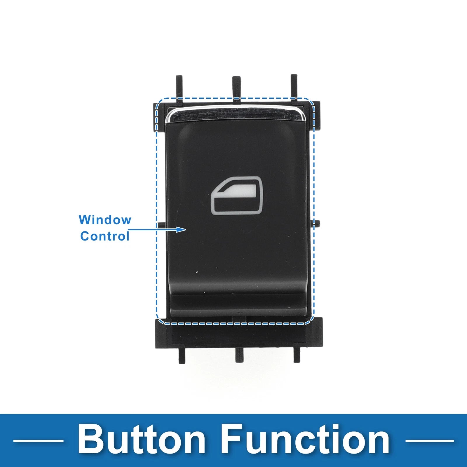 Passenger Side Power Window Switch for Volkswagen Lavida (2015–2019) No. 18D959855D