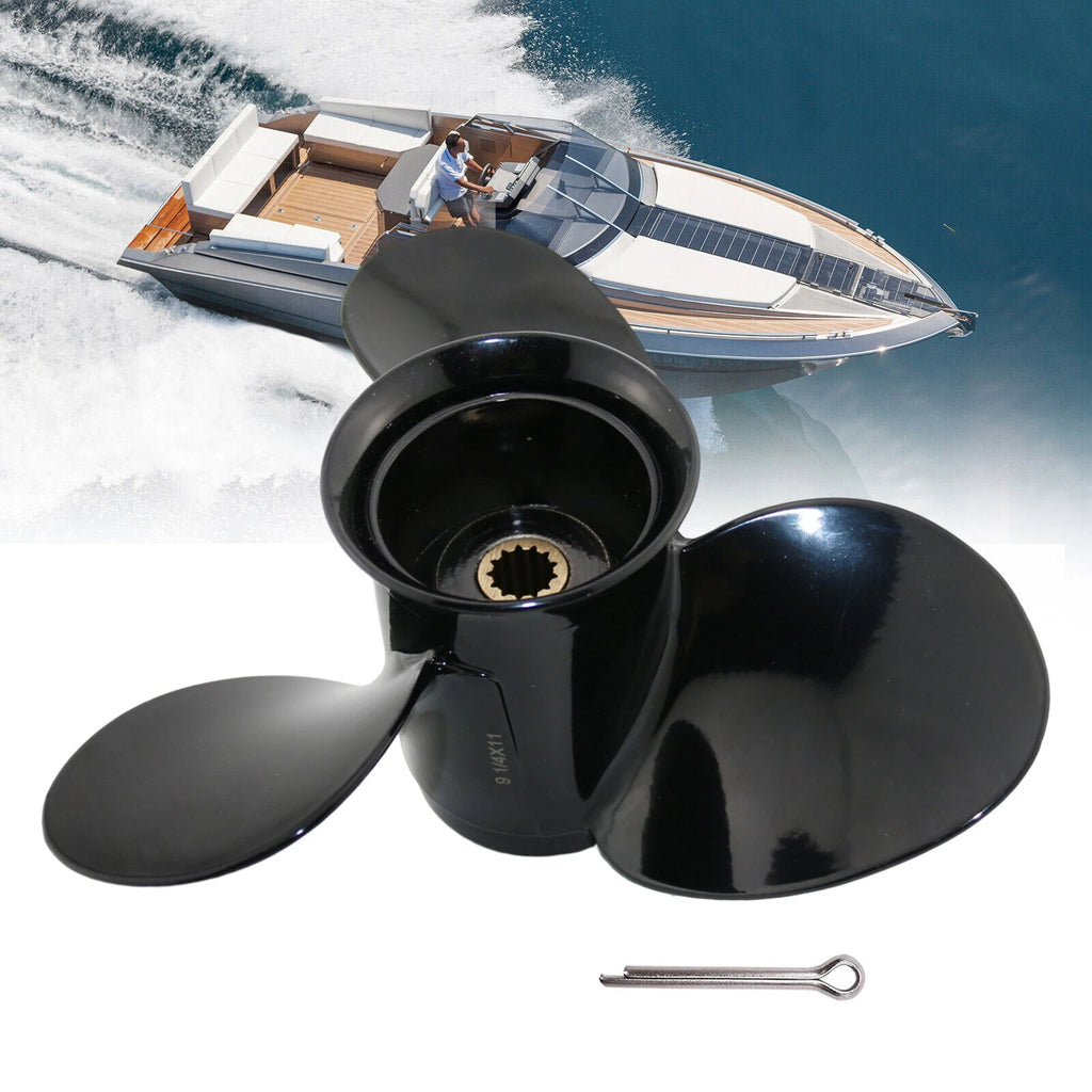 Outboard Propeller 9 1/4x13 for BRP Evinrude Johnson 8-15 HP (OEM 13 Tooth)
