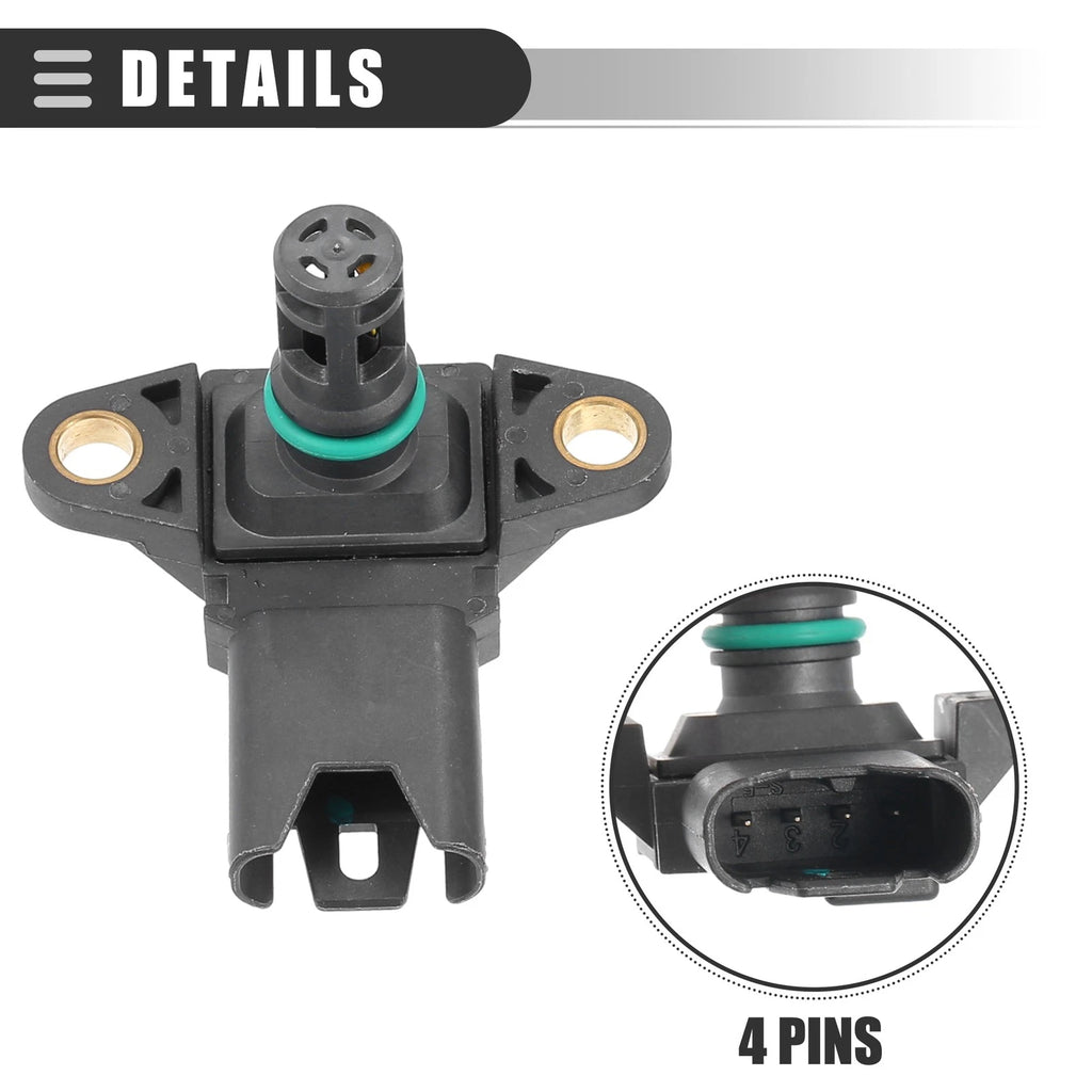 2X MAP Manifold Air Pressure Sensor for BMW 135i (2008–2013) No. 13627560063