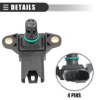 2X MAP Manifold Air Pressure Sensor for BMW 135i (2008–2013) No. 13627560063
