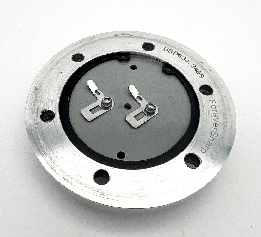 Steering Wheel Horn Button Polished Aluminum for 6 Hole Toyota Hilux (2005–2015)