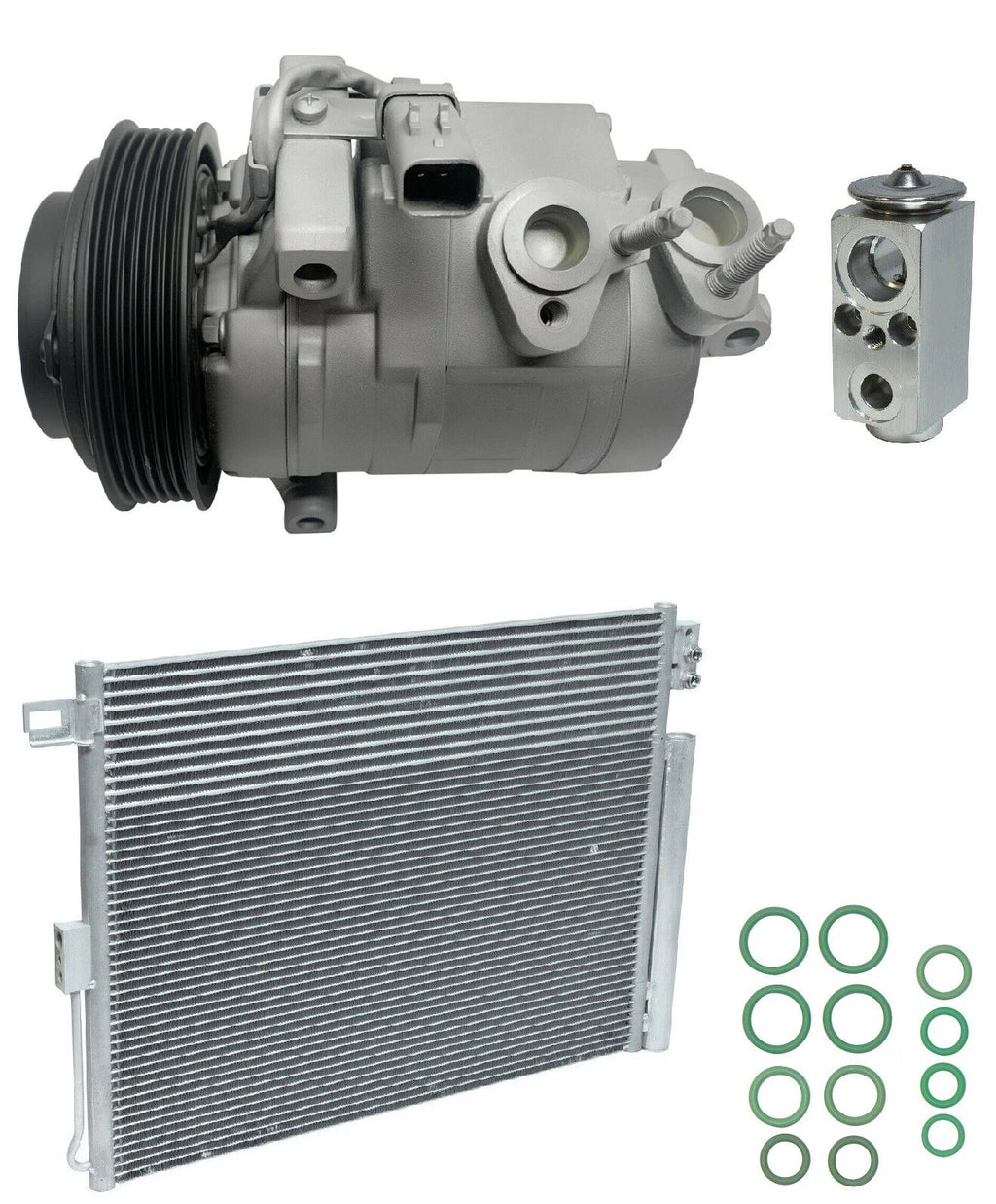 AC Compressor Kit With Condenser for Jeep Grand Cherokee 3.0L (2017–2017)