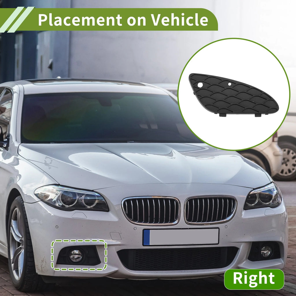 1 Pc Fog Light Grill for Mercedes-Benz E350 (2006–2009) No. 2118850253 Black