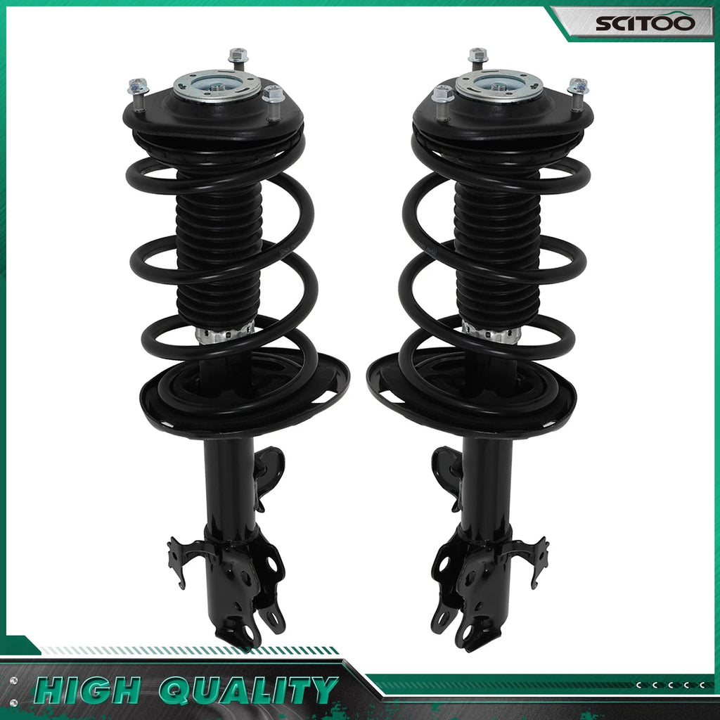 Set of 2 Front Quick Complete Struts & Mounts for Toyota RAV4 (2013–2018)