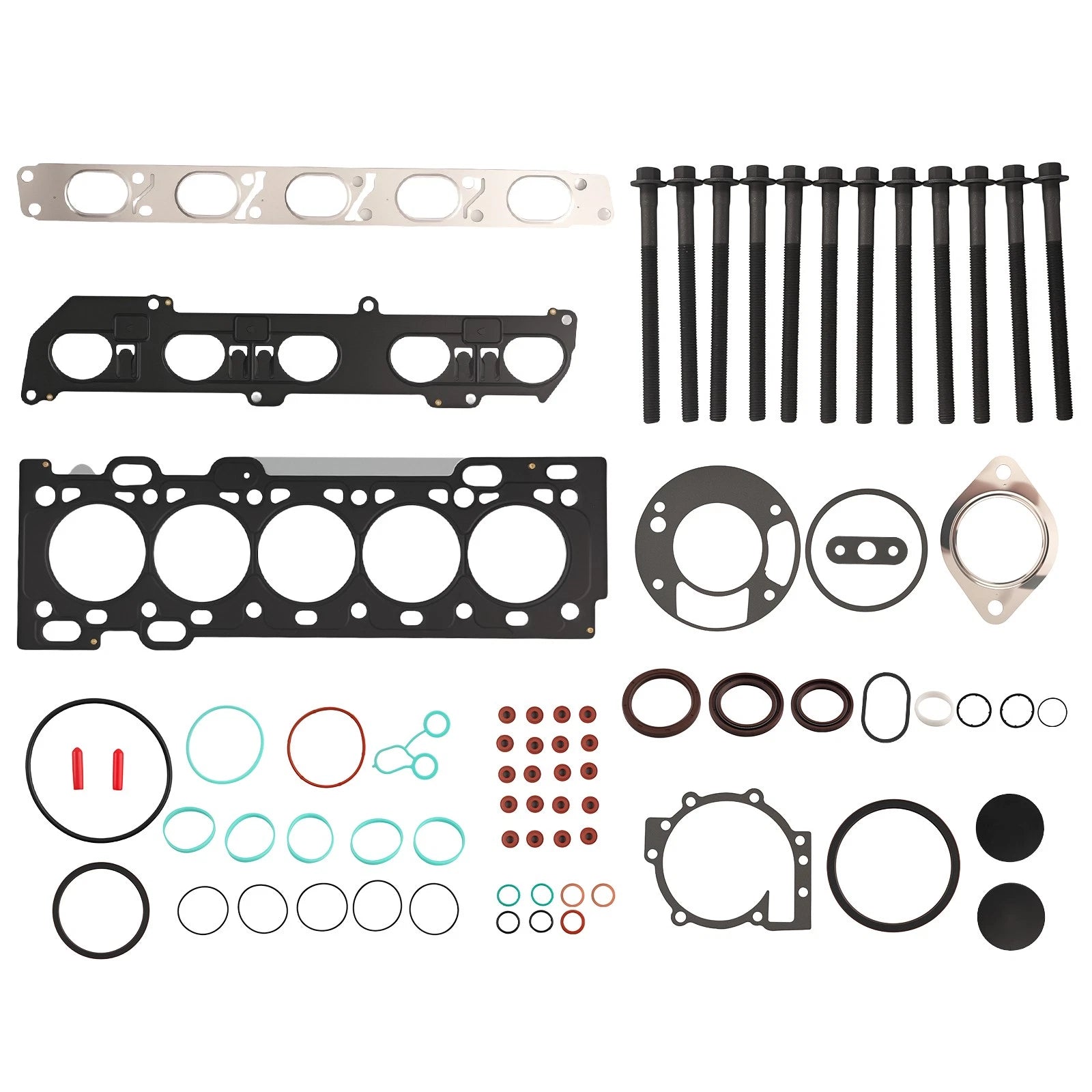Engine Cylinder Head Gasket Set w/ Bolts for Volvo XC60 T6 (2015)