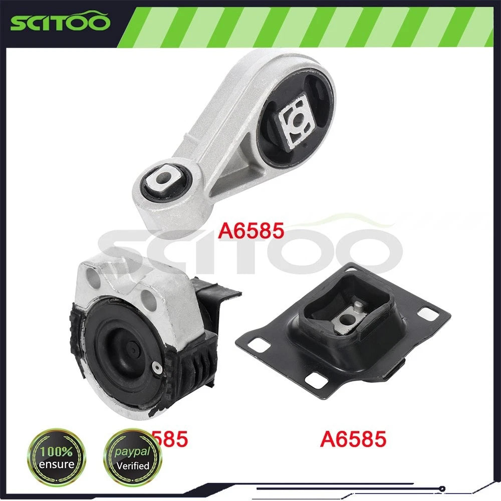 3X Engine Mount for Ford Focus (2005–2007) A5312 A2939