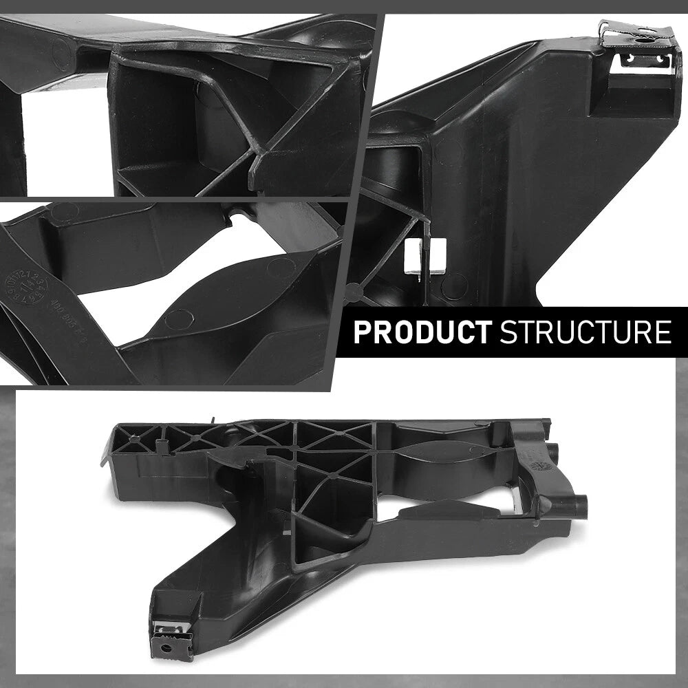 Set of 2 Front Bumper Headlight Support Brackets for Audi A6 A7 (2012–2018)