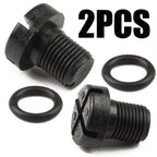2X Engine Coolant Tank Bleeder Screw for BMW E46 E39 E53 (1998–2006)